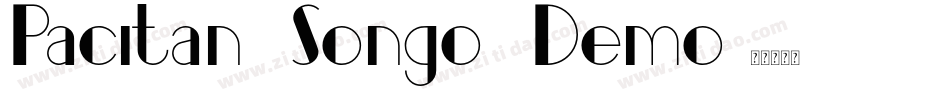 Pacitan Songo Demo字体转换